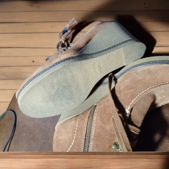 MIA Suede Moccasin wedges 12 - Picture 2 of 3